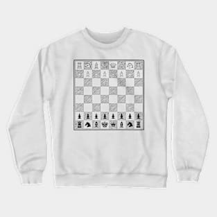 Victorian Chess Board Crewneck Sweatshirt